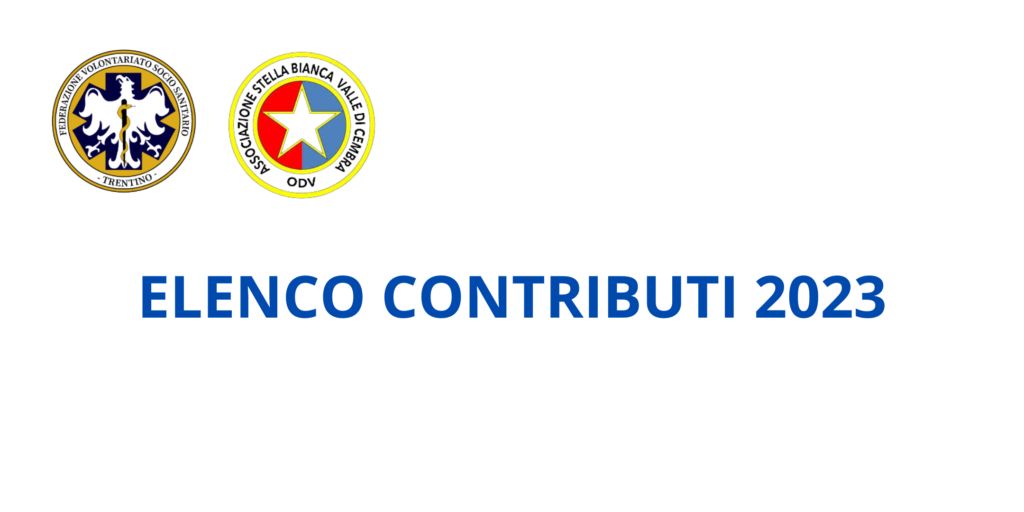ELENCO CONTRIBUTI PUBBLICI 2023